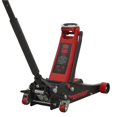 Premier Low Profile Trolley Jack with Rocket Lift, 2.5 Tonne (2501LE) (Factory Refurbished C)