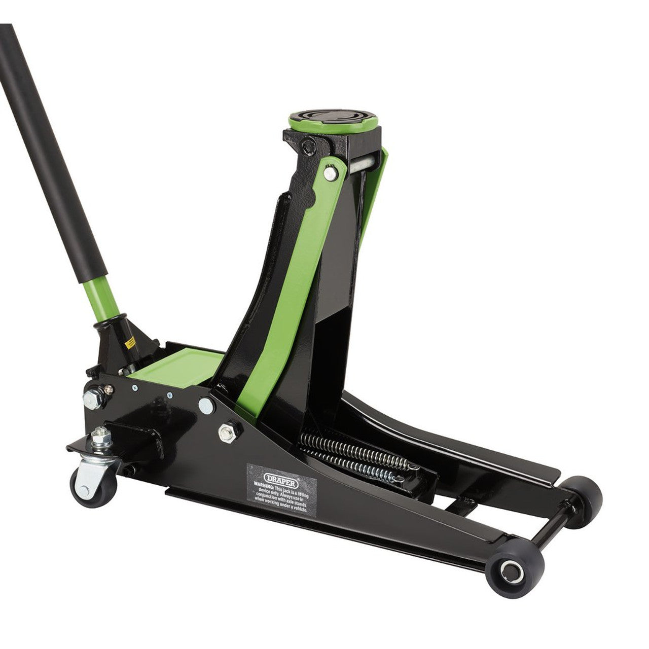 Draper Low Profile Trolley Jack with Quick Lift, 2.25 Tonne, Green (28466)