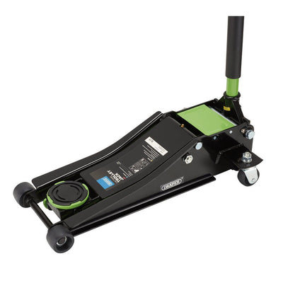 Draper Low Profile Trolley Jack with Quick Lift, 2.25 Tonne, Green (28466)