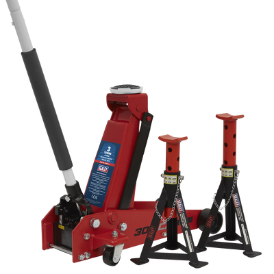 Sealey 3 Tonne Trolley Jack 3010CX, factory refurbished