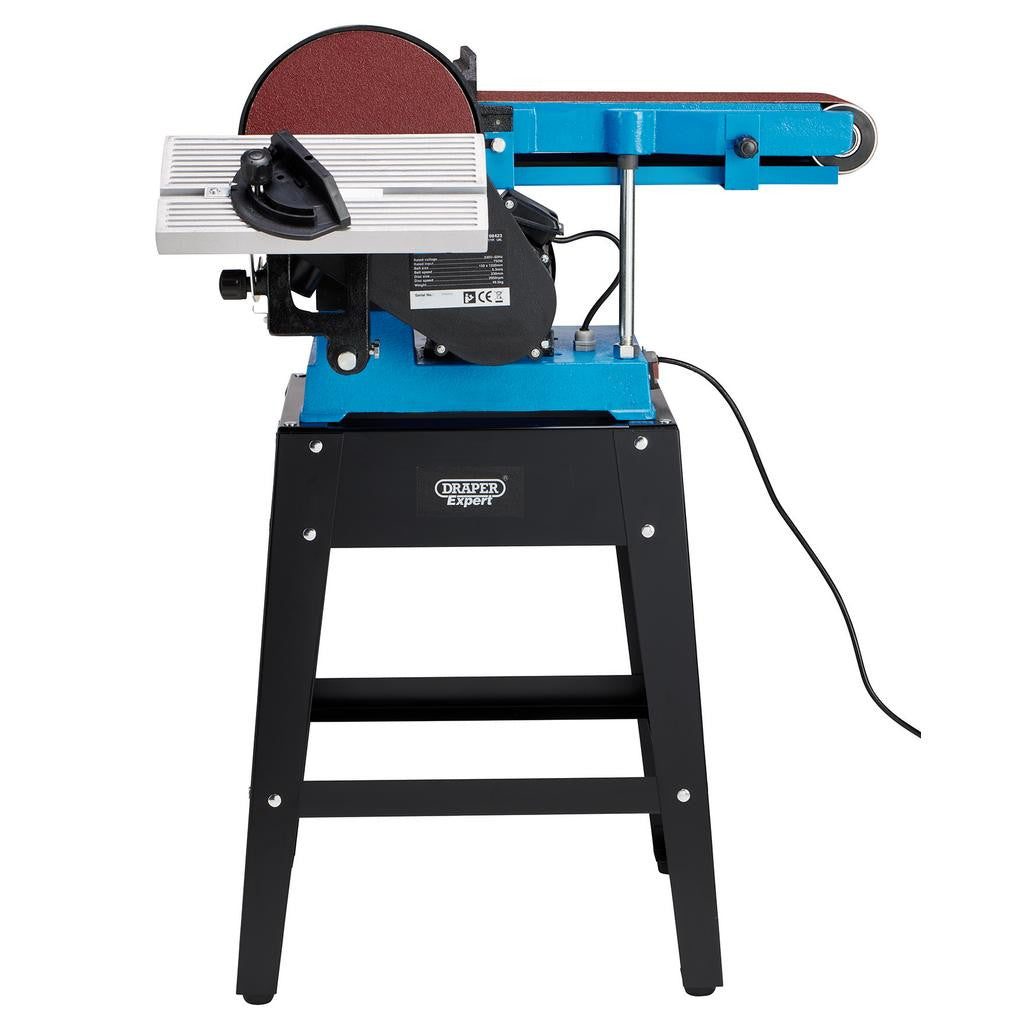 Draper Expert Belt & Disc Sander with Tool Stand, 150mm, 750W (98423)