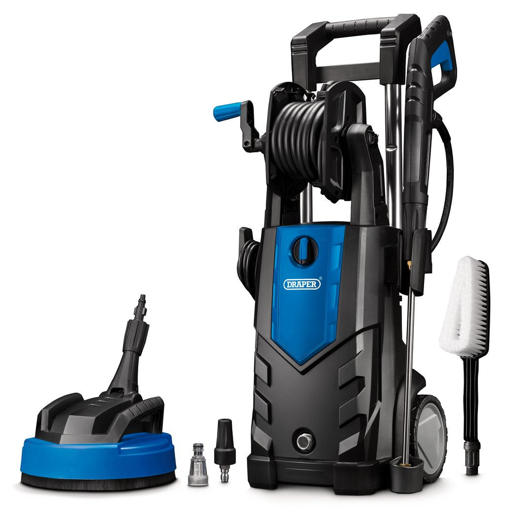 Draper Pressure Washer with Total Stop, 165bar, 2100W (98678)