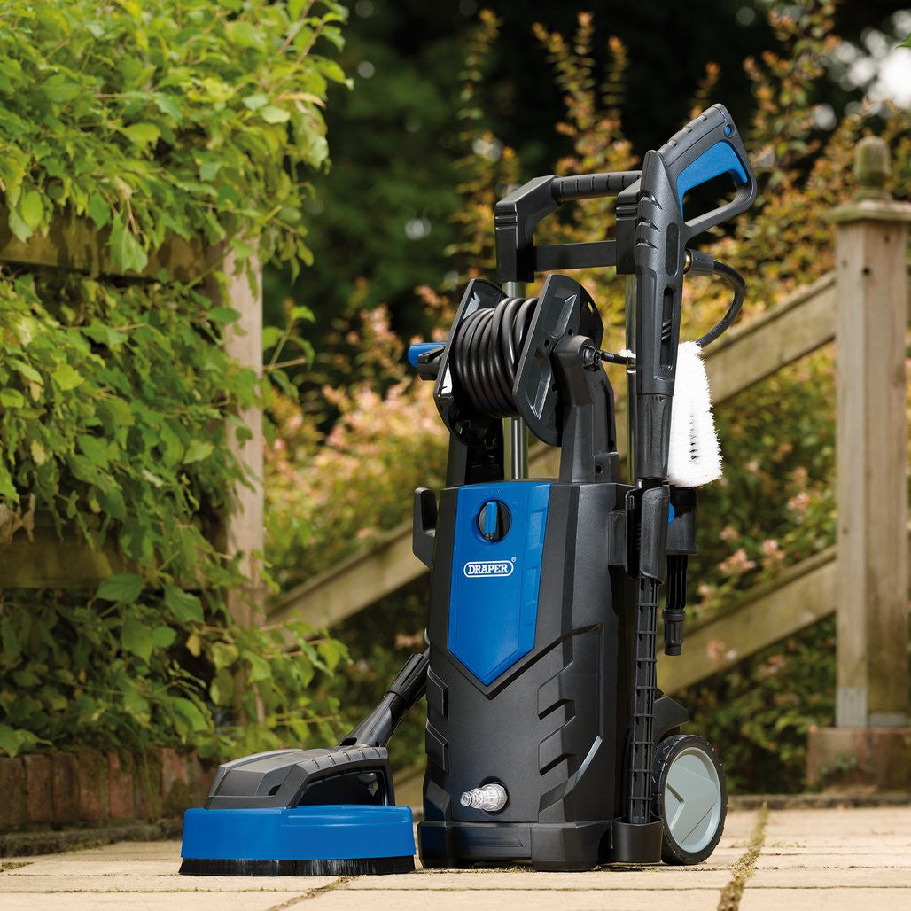 Draper Pressure Washer with Total Stop, 165bar, 2100W (98678)