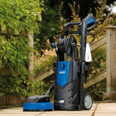 Draper Pressure Washer with Total Stop, 165bar, 2100W (98678)