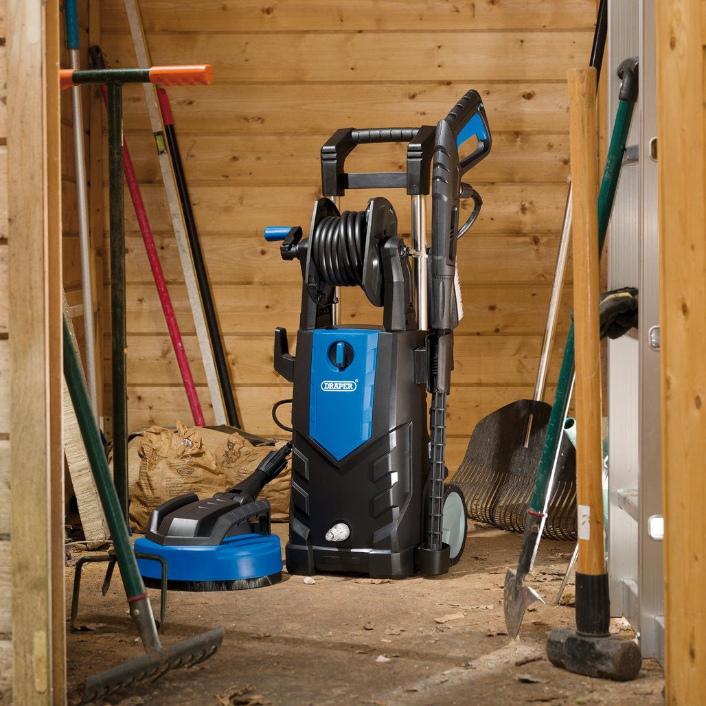 Draper Pressure Washer with Total Stop, 165bar, 2100W (98678)