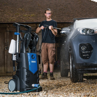 Draper Pressure Washer with Total Stop, 165bar, 2100W (98678)