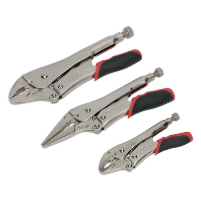 Premier Quick Release Locking Pliers Set 3pc (Factory Refurbished A)