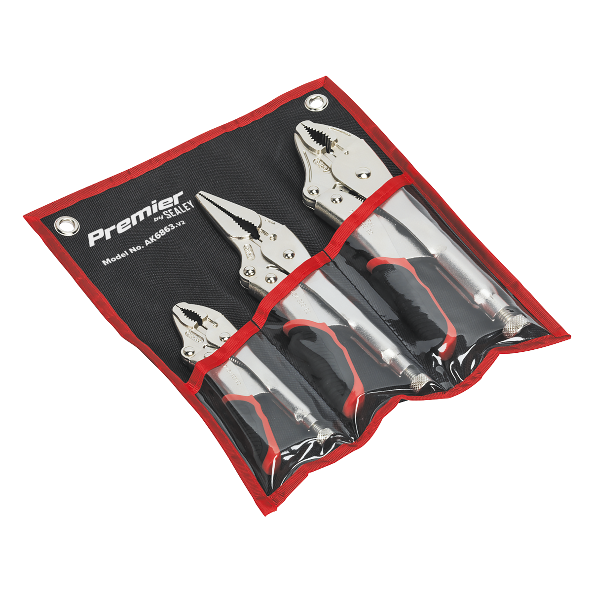 Premier Quick Release Locking Pliers Set 3pc (Factory Refurbished A)