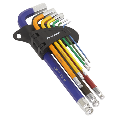 Premier Long Ball-End Hex Key Set 9pc (Factory Refurbished A)