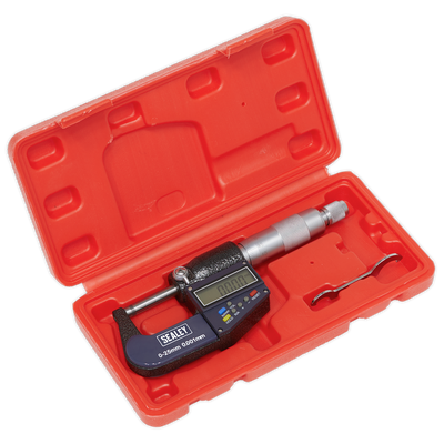 Digital External Micrometer 0-25mm/0-1in (AK9635D) (Factory Refurbished B)