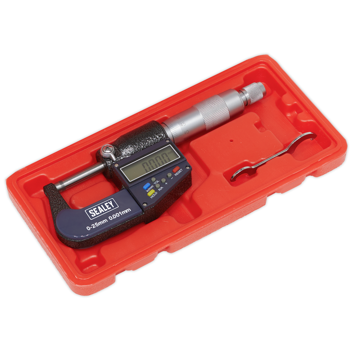 Digital External Micrometer 0-25mm/0-1in (AK9635D) (Factory Refurbished B)