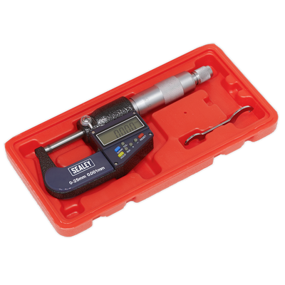Digital External Micrometer 0-25mm/0-1in (AK9635D) (Factory Refurbished B)