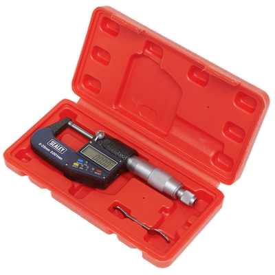 Digital External Micrometer 0-25mm/0-1in (AK9635D) (Factory Refurbished B)