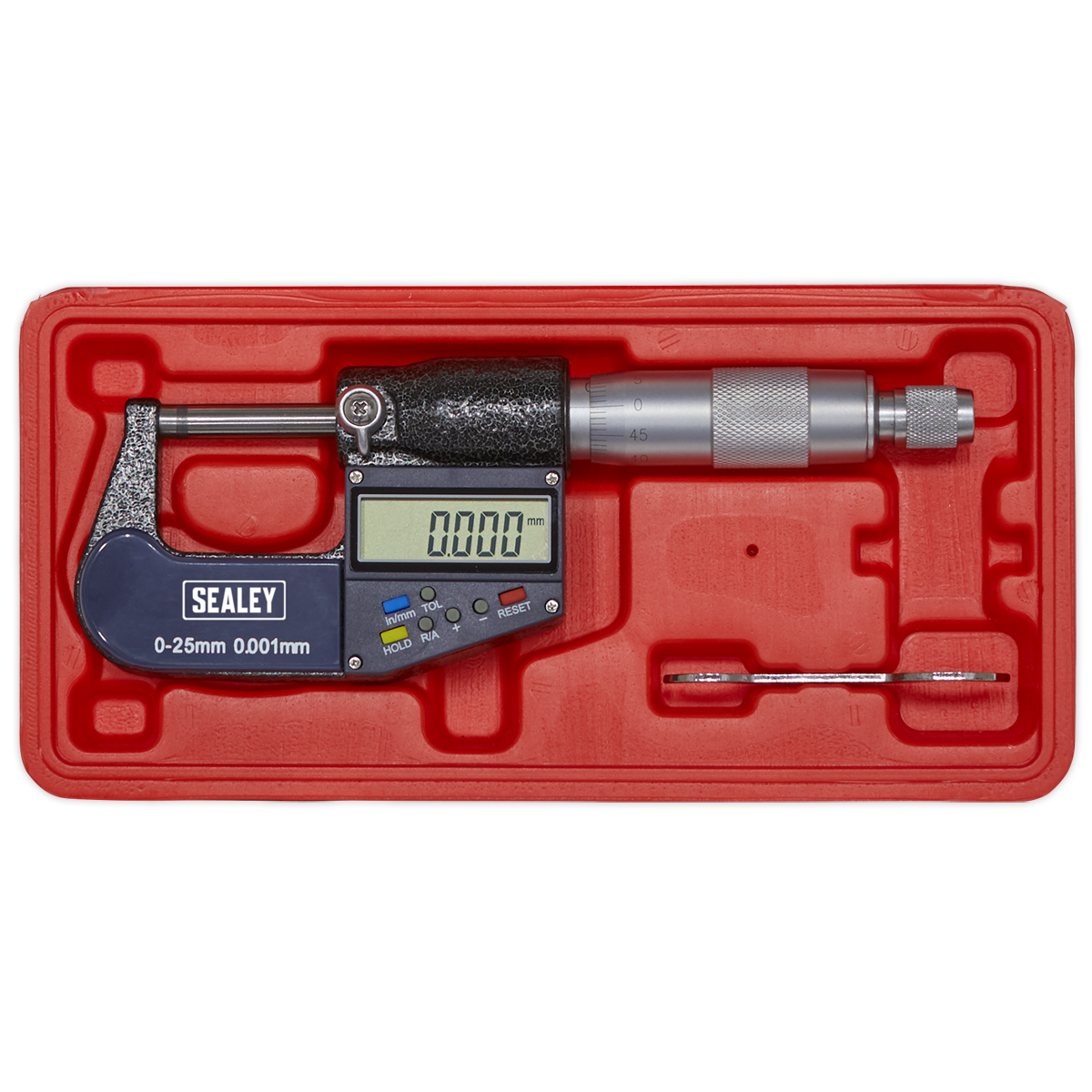 Digital External Micrometer 0-25mm/0-1in (AK9635D) (Factory Refurbished B)