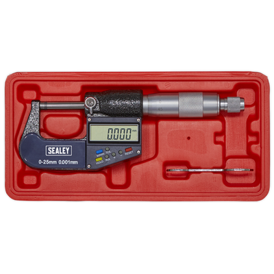 Digital External Micrometer 0-25mm/0-1in (AK9635D) (Factory Refurbished B)