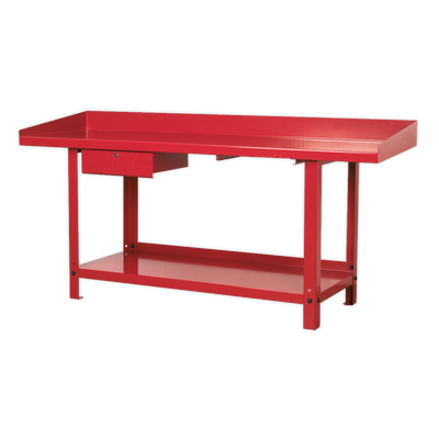 Steel Workbench with Drawer 2m (Factory Refurbished B)