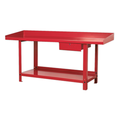 Steel Workbench with Drawer 2m (Factory Refurbished B)