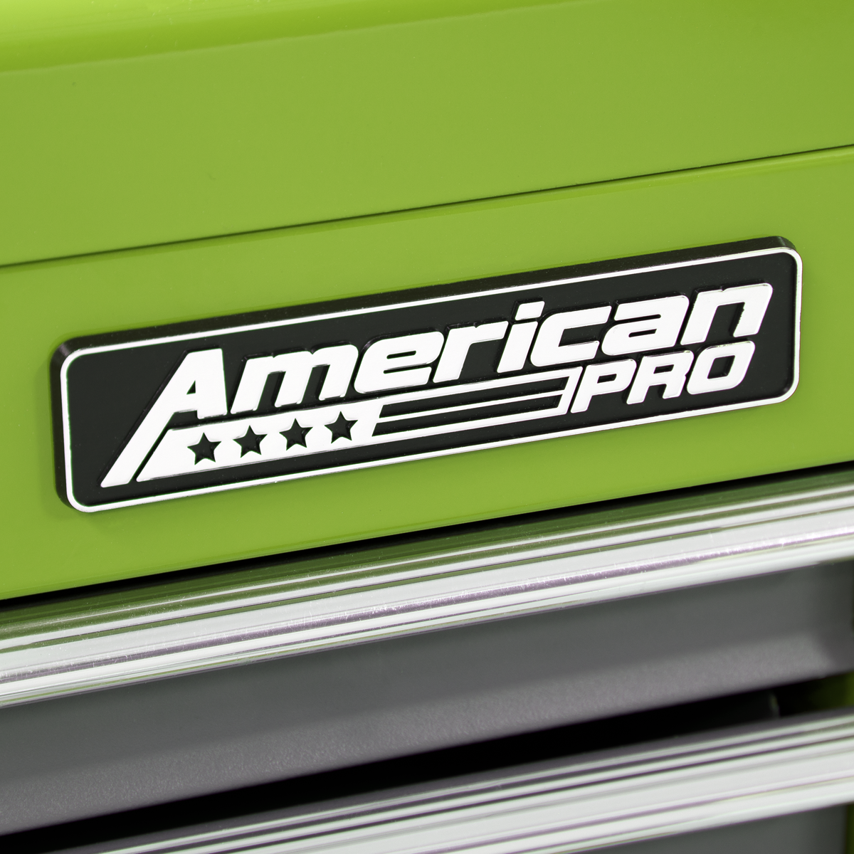 American PRO® Mid-Box Tool Chest, 3 Drawer, Green/Grey (AP22309BBHV) (Factory Refurbished A)