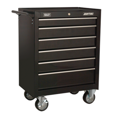 American PRO® Topchest, Mid-Box Chest & Rollcab Stack, 14 Drawer, Black (AP22BSTACK) (Factory Refurbished A)