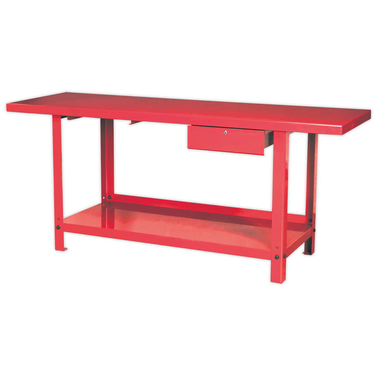 Steel Workbench with Drawer 2m (Factory Refurbished B)