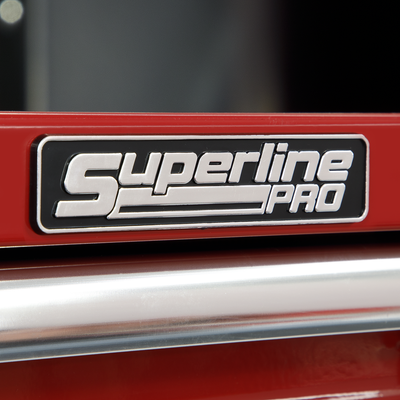 Superline PRO® Mid-Box Tool Chest, 3 Drawer, Red (AP3339) (Factory Refurbished D)