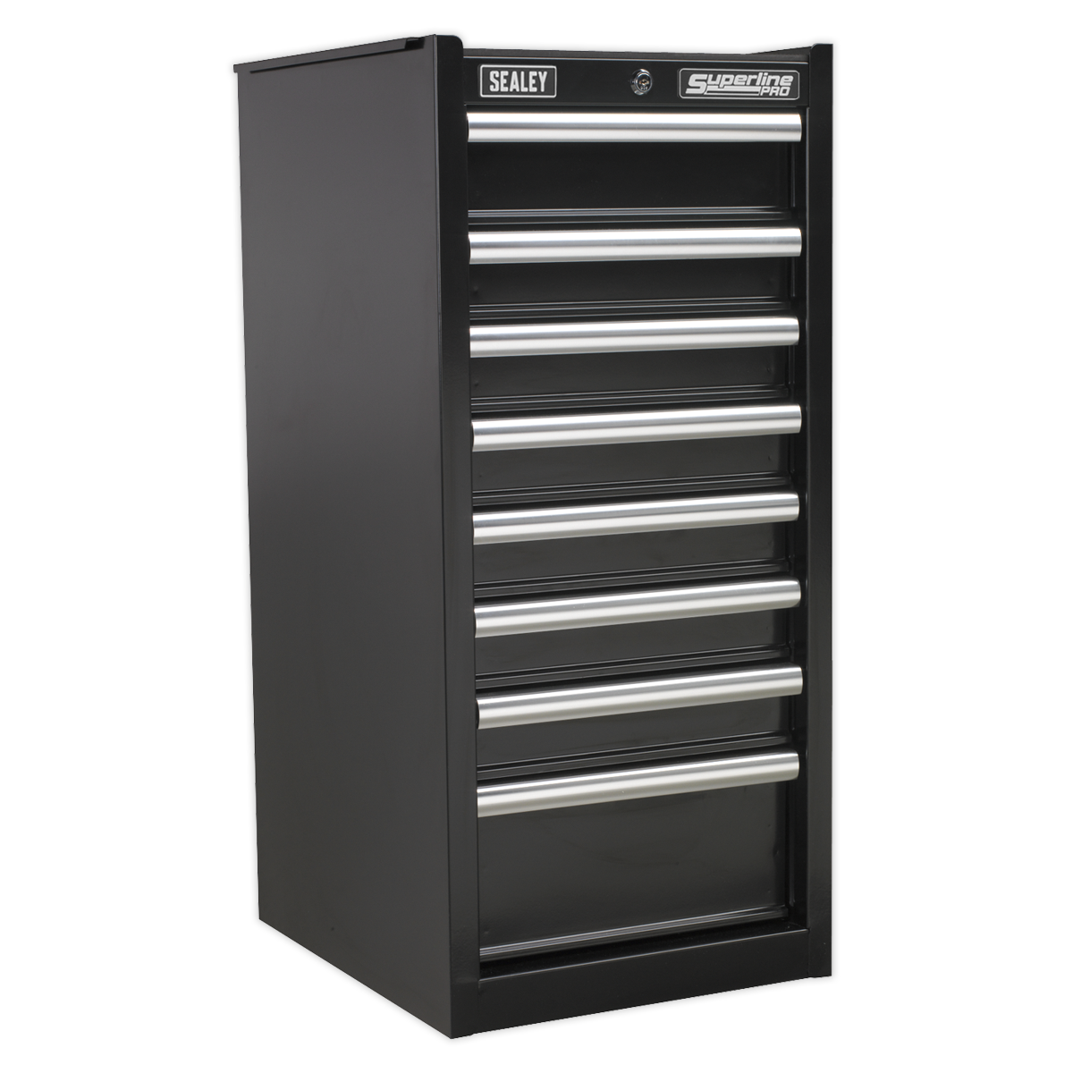 Superline PRO® Hang-On Chest, 8 Drawer, Black (AP33589B) (Factory Refurbished B)