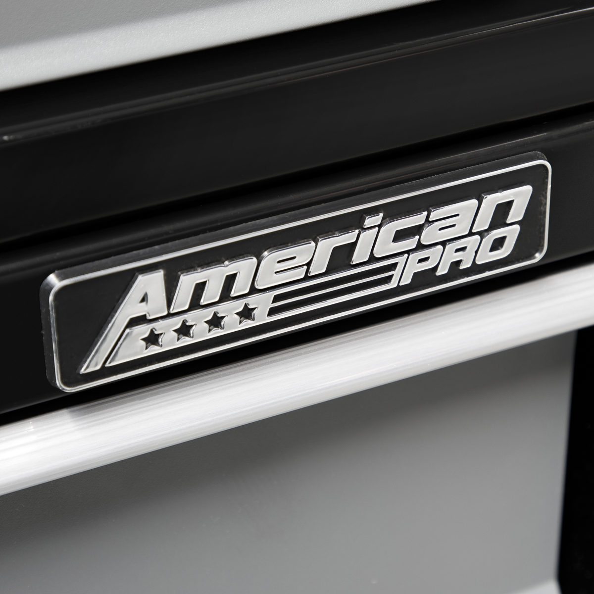 American PRO® Rollcab, 8 Drawer, Black/Grey (AP3508TB) (Factory Refurbished C)