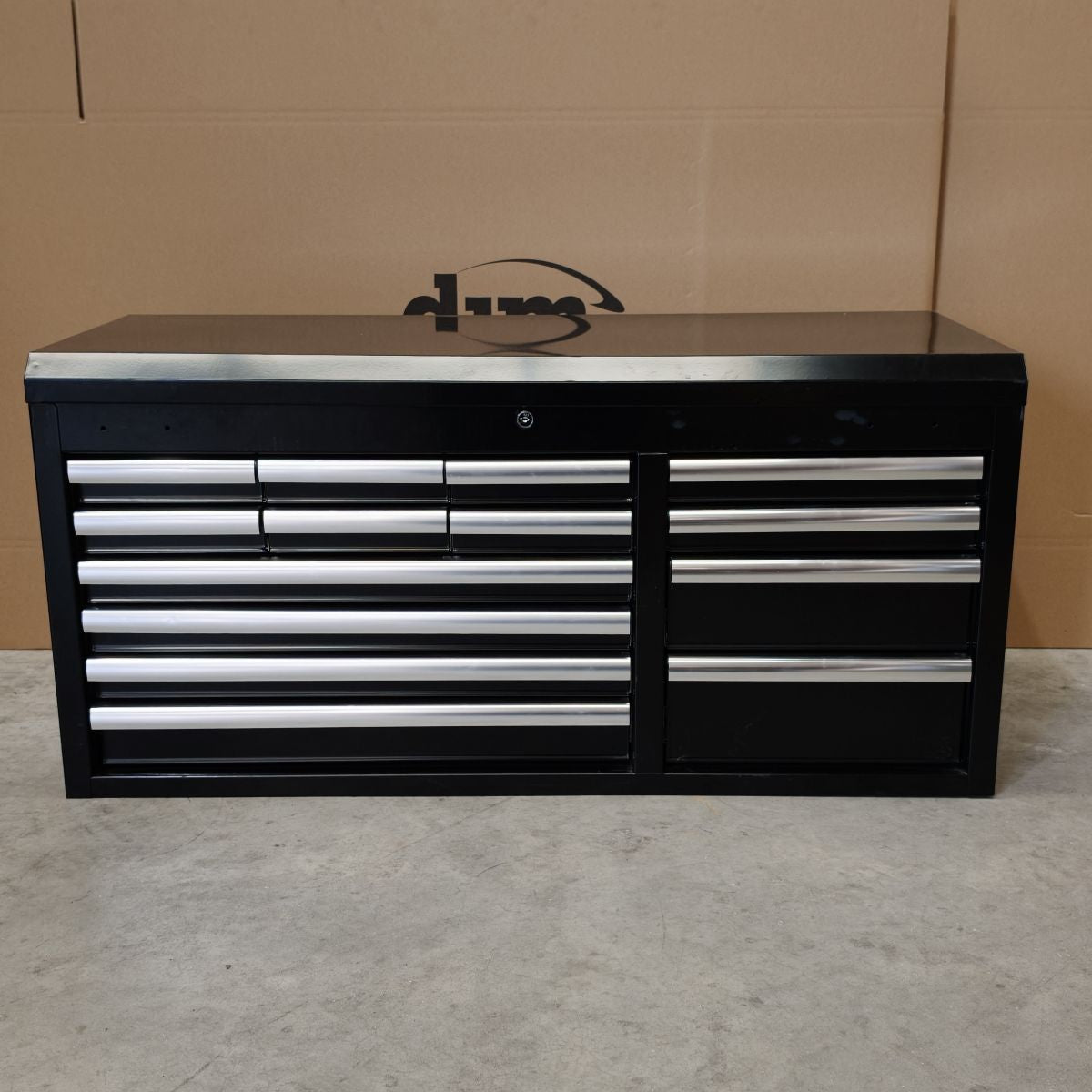 Superline PRO® Heavy-Duty Topchest, 14 Drawer, Black (AP41149B) (Factory Refurbished C)