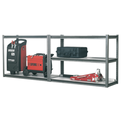 Racking Unit with 5 Shelves 600kg Capacity Per Level (Factory Refurbished C)