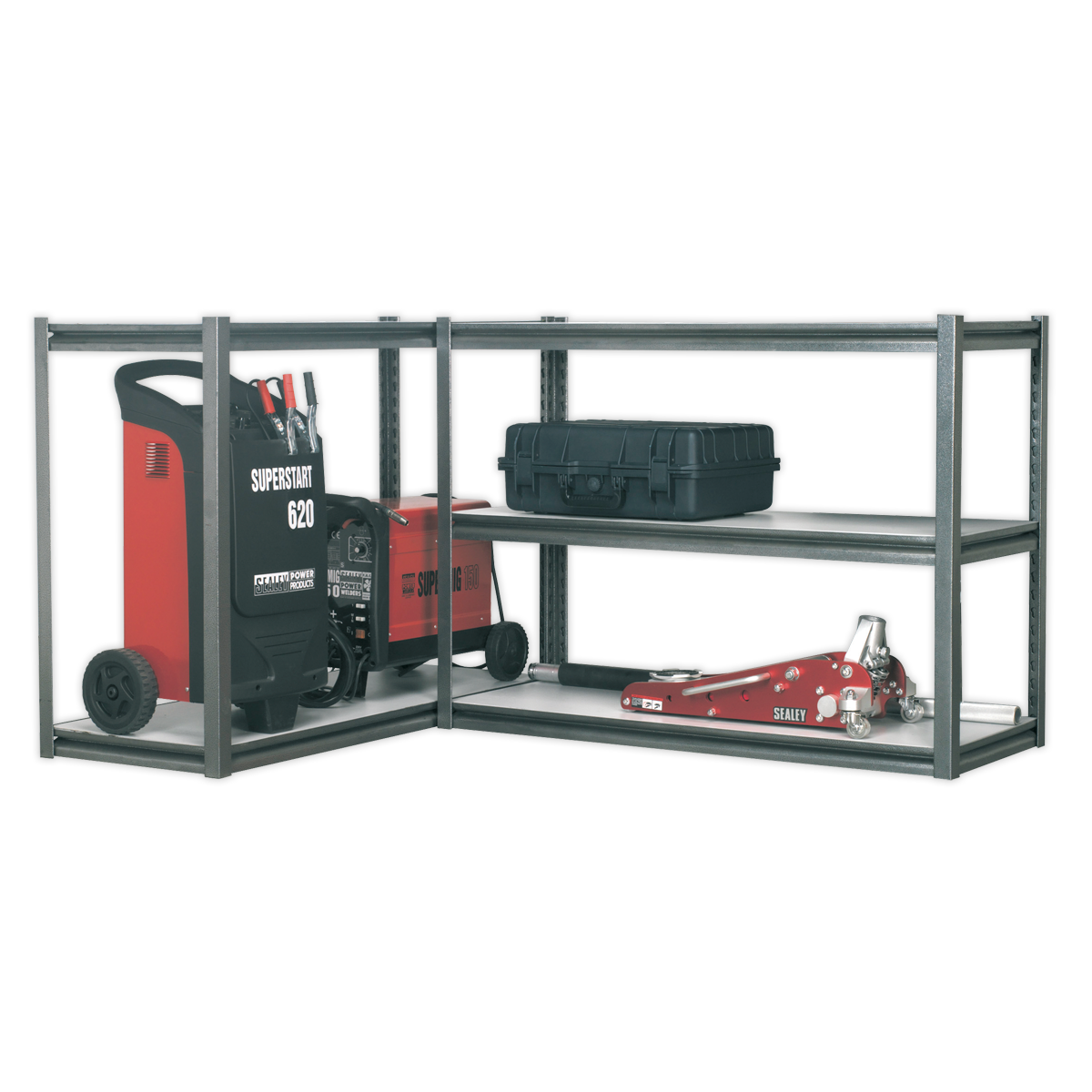 Racking Unit with 5 Shelves 600kg Capacity Per Level (Factory Refurbished B)