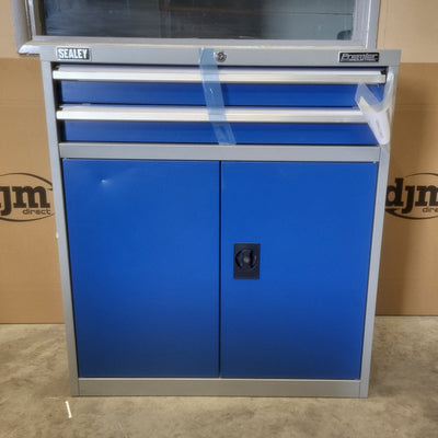 Premier Industrial™ Cabinet with 2 Drawers & 1 Shelf (API8810) (Factory Refurbished B)