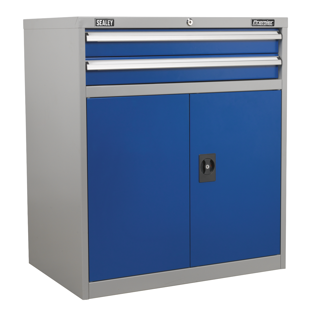 Premier Industrial™ Cabinet with 2 Drawers & 1 Shelf (API8810) (Factory Refurbished B)