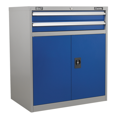 Premier Industrial™ Cabinet with 2 Drawers & 1 Shelf (API8810) (Factory Refurbished B)