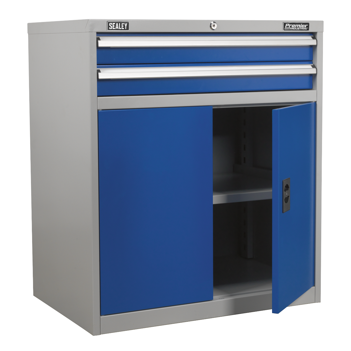 Premier Industrial™ Cabinet with 2 Drawers & 1 Shelf (API8810) (Factory Refurbished B)