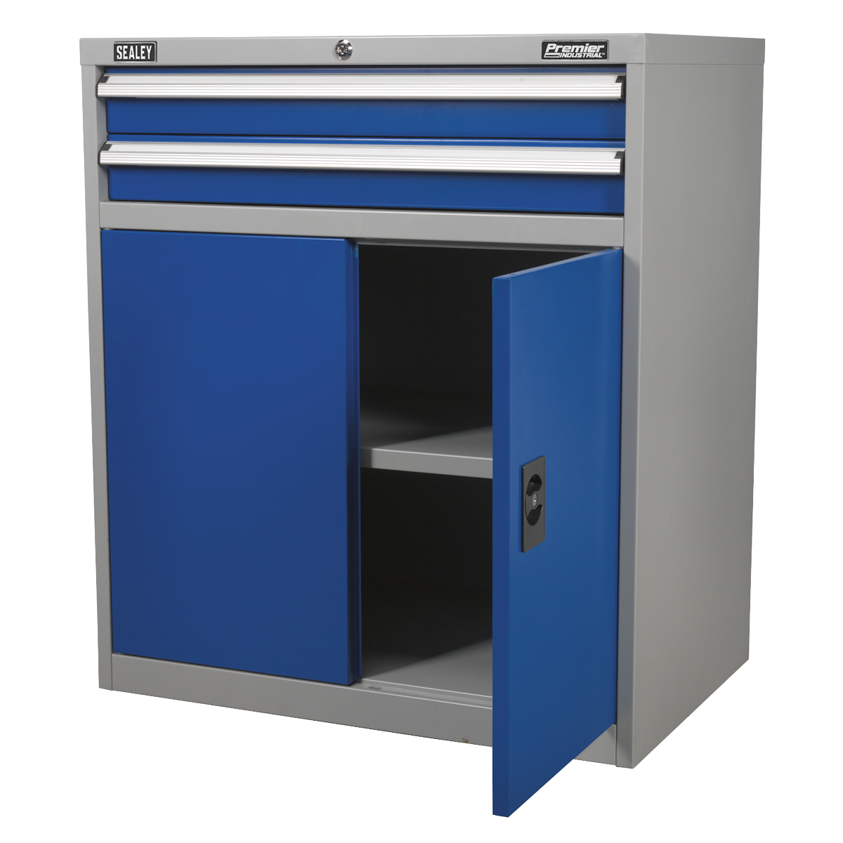 Premier Industrial™ Cabinet with 2 Drawers & 1 Shelf (API8810) (Factory Refurbished B)