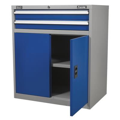 Premier Industrial™ Cabinet with 2 Drawers & 1 Shelf (API8810) (Factory Refurbished B)