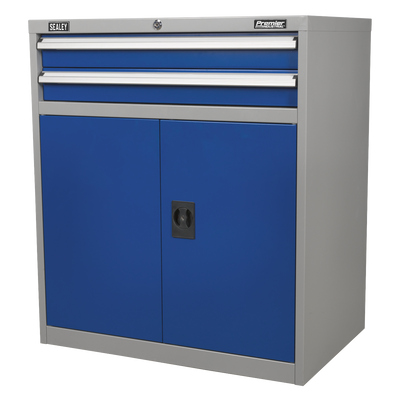 Premier Industrial™ Cabinet with 2 Drawers & 1 Shelf (API8810) (Factory Refurbished B)