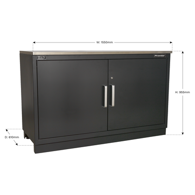 Premier™ Heavy-Duty Modular Floor Cabinet 1550mm, 2 Door (APMS02) (Factory Refurbished A)