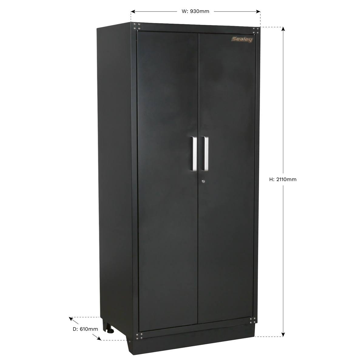 Premier™ Heavy-Duty Modular Full Height Floor Cabinet 930mm, 2 Door (APMS05) (Factory Refurbished B)