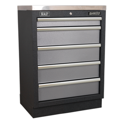 Superline PRO® Modular Floor Cabinet 680mm, 5 Drawer (APMS59) (Factory Refurbished C)