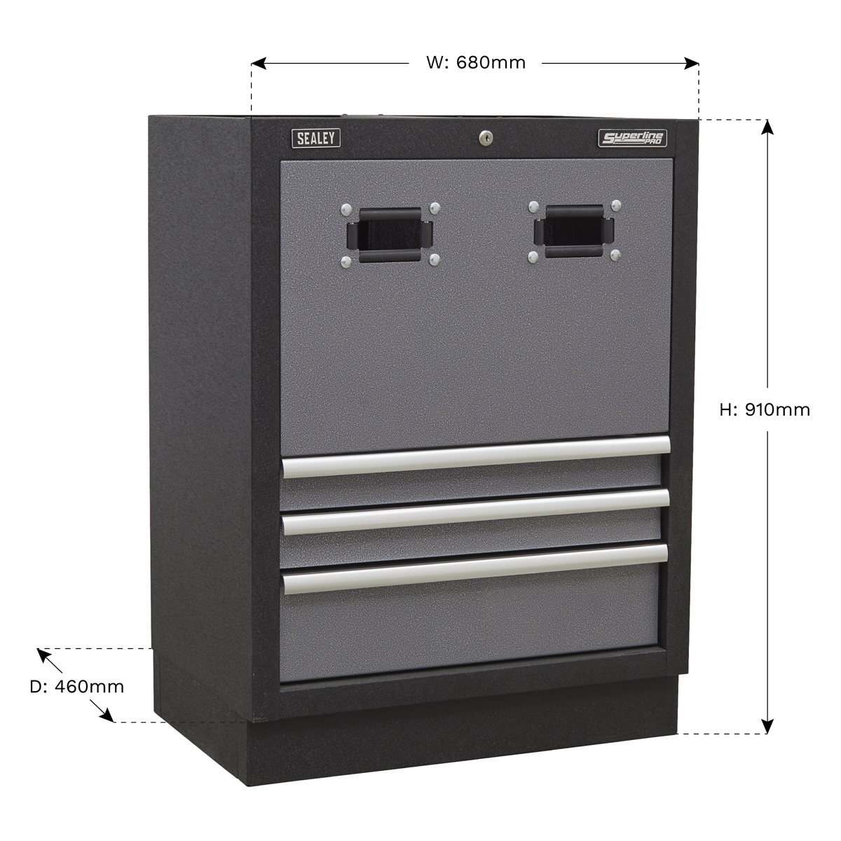 Superline PRO® Modular Reel Cabinet 680mm, 3 Drawer (APMS63) (Factory Refurbished E)