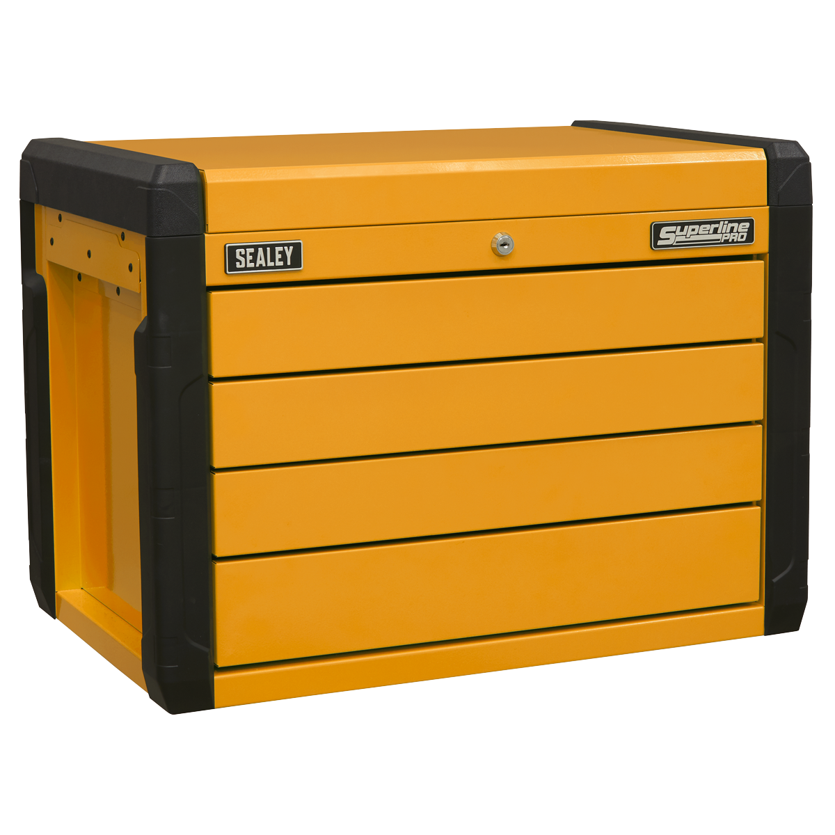 Superline PRO® Push-to-Open Topchest, 4 Drawer, Orange (APPD4O) (Factory Refurbished B)