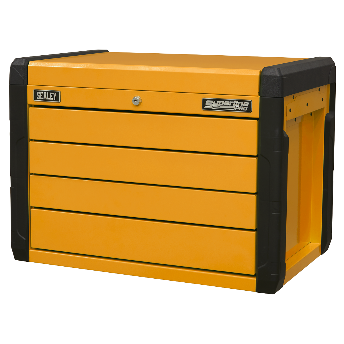 Superline PRO® Push-to-Open Topchest, 4 Drawer, Orange (APPD4O) (Factory Refurbished B)