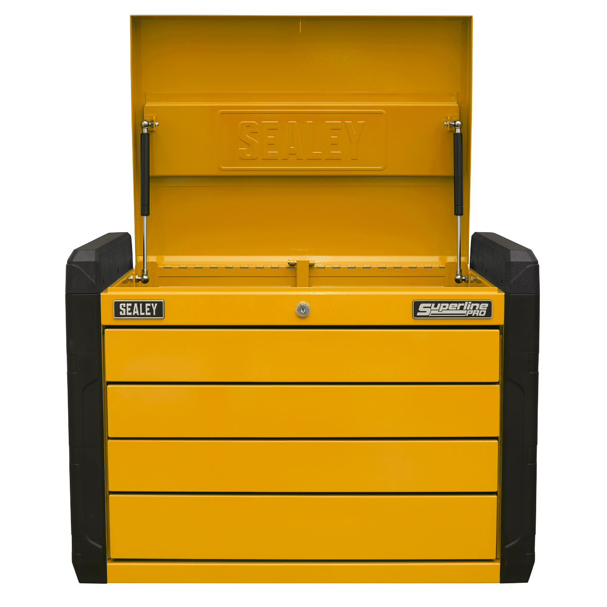 Superline PRO® Push-to-Open Topchest, 4 Drawer, Orange (APPD4O) (Factory Refurbished B)