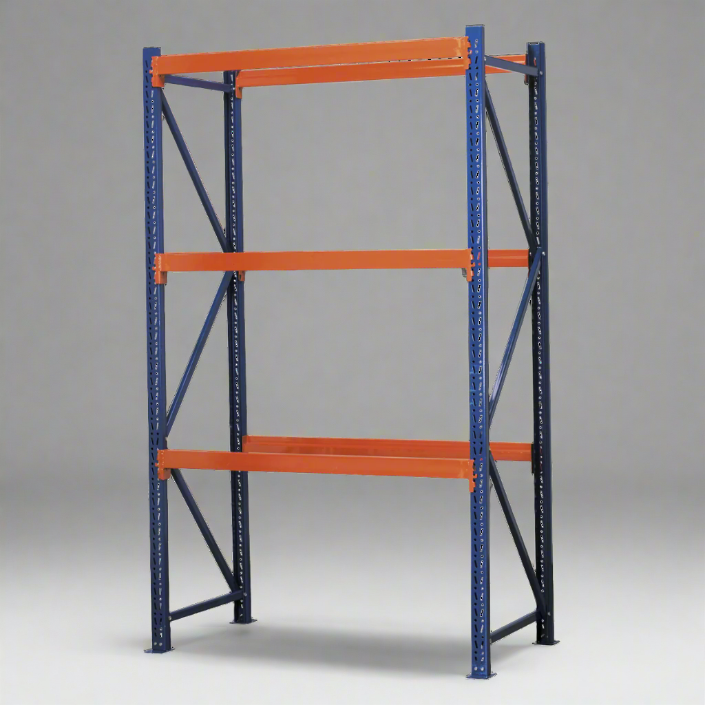 Heavy-Duty Shelving Unit with 3 Beam Set, 900kg Capacity Per Level (Factory Refurbished B)