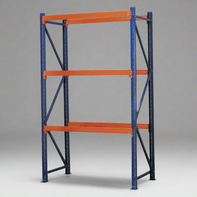 Heavy-Duty Shelving Unit with 3 Beam Set, 900kg Capacity Per Level (Factory Refurbished B)