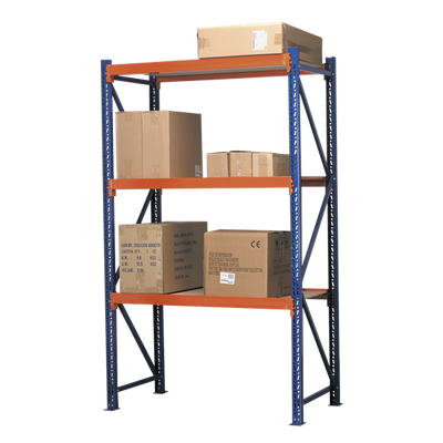 Heavy-Duty Shelving Unit with 3 Beam Set, 900kg Capacity Per Level (Factory Refurbished B)