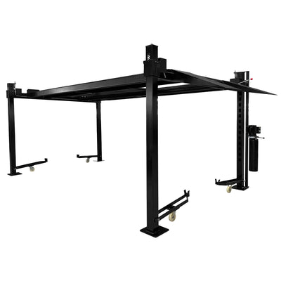 APlusLift 11,000LB 4-Post Portable Parking Storage Service Car Lift – HW-4P11S