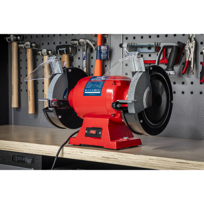 Heavy-Duty 200mm Bench Grinder 600W/230V (Factory Refurbished A)