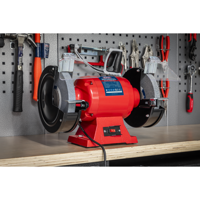 Heavy-Duty 200mm Bench Grinder 600W/230V (Factory Refurbished A)